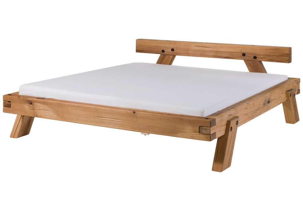 Beam bed 160x200 wild oak nature oiled mountains