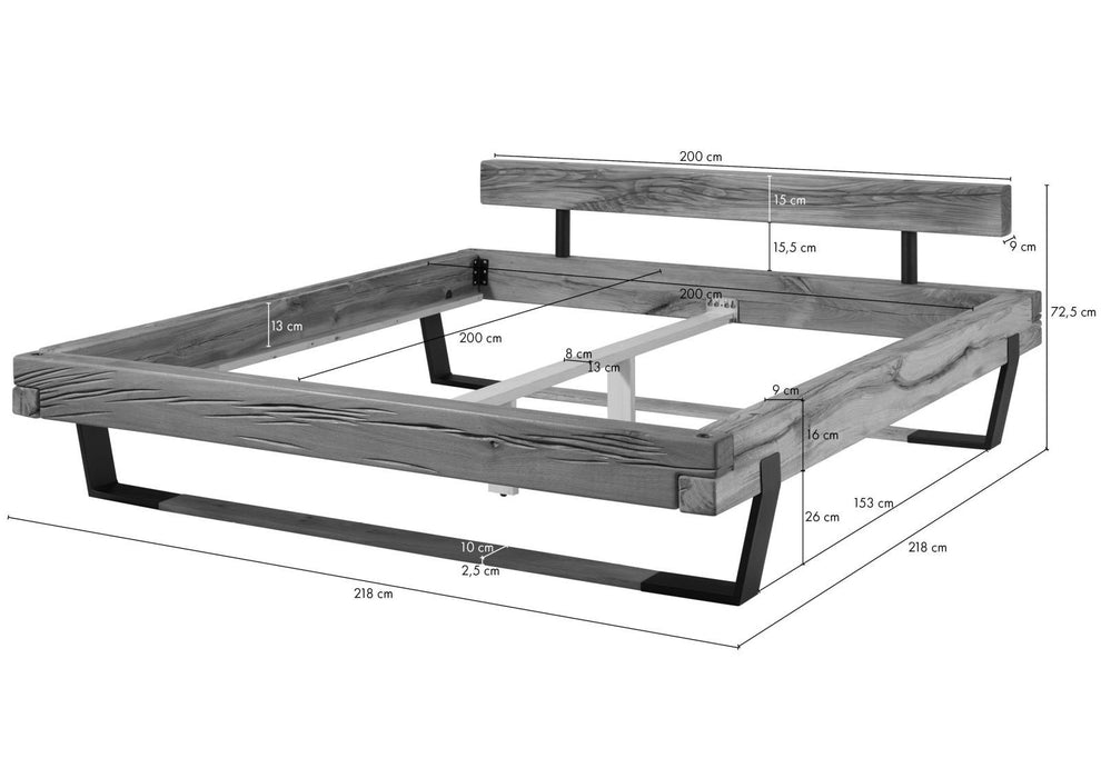 Beast Bed Wild Oak 200x200 Nature Hiled Oslo