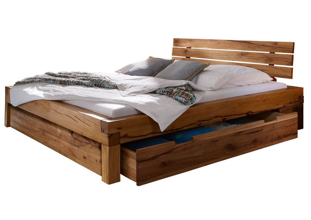 Beast Bed Balk Oak 200x200x85 Nature Hiled Cracow