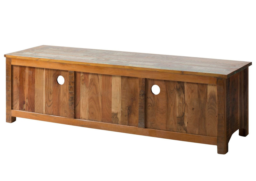 TV-Board Sideboard vollmassiv Altholz FOREST 170x50x50 - mehrfarbig lackiert