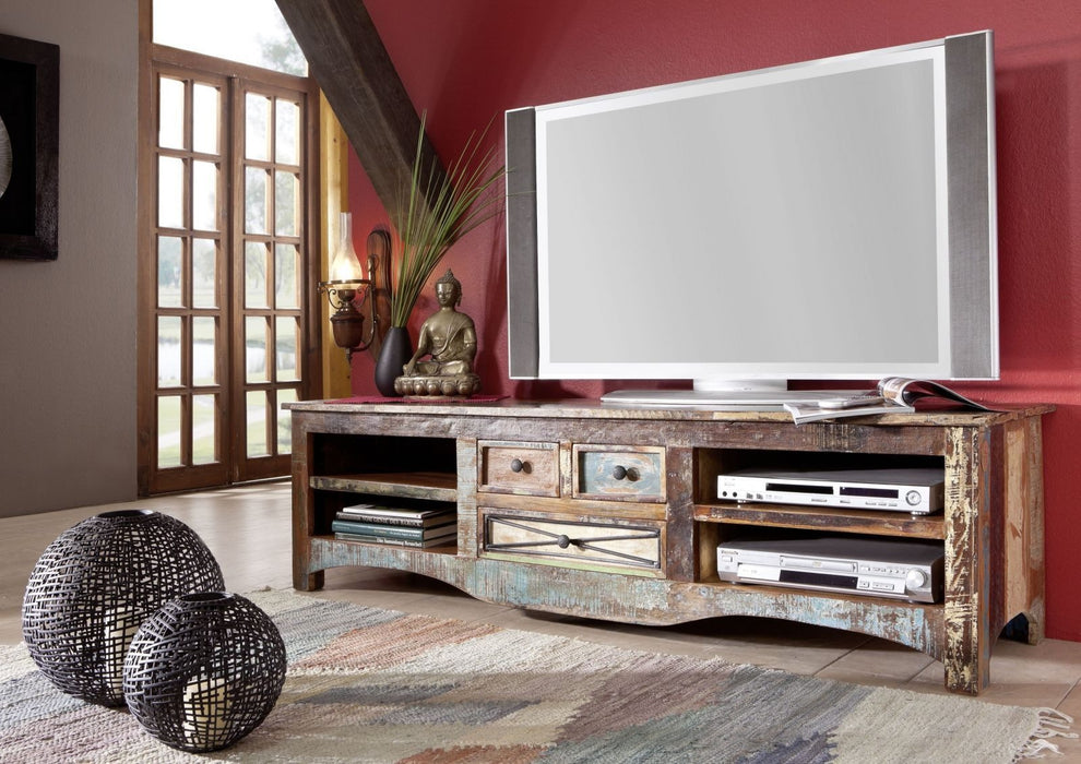 TV Board Altholz Nature of Spirit 180x50x50 - PEINTÉ MULTI-COLOLÉ