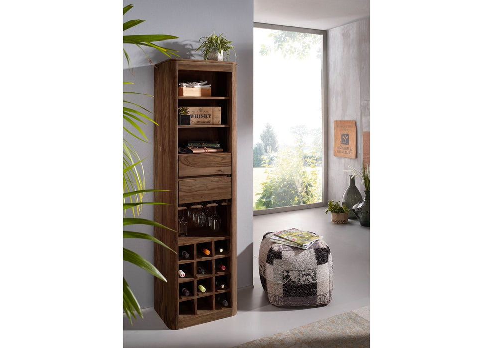 Wine shelf sheesham 50x36x180 toronto