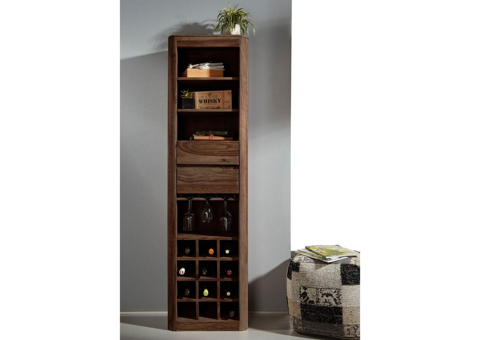 Wine shelf sheesham 50x36x180 toronto