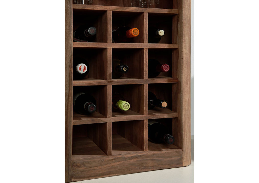 Wine shelf sheesham 50x36x180 toronto