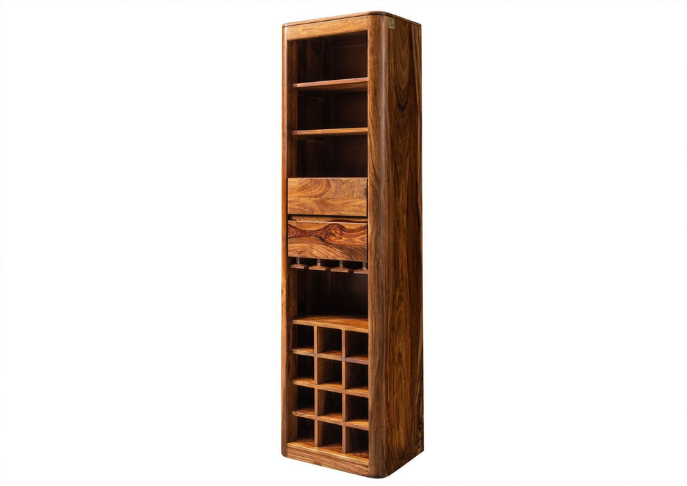 Wine shelf sheesham 50x36x180 toronto