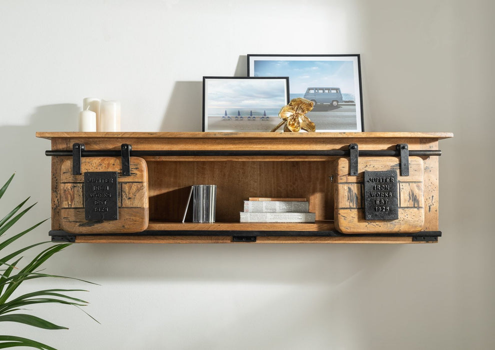 Shelf de Mur Mango 130x25x35 Railway