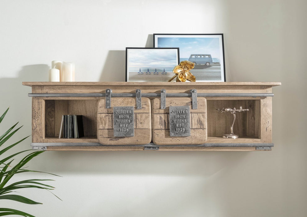 Shelf de Mur Mango 130x25x35 Railway