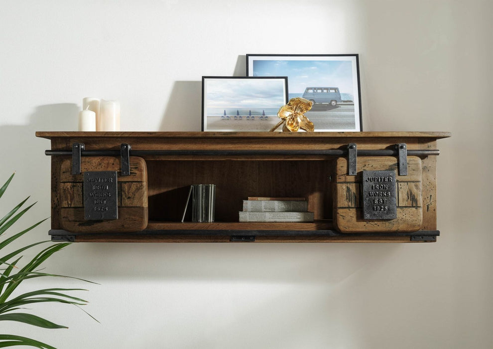 Shelf de Mur Mango 130x25x35 Railway