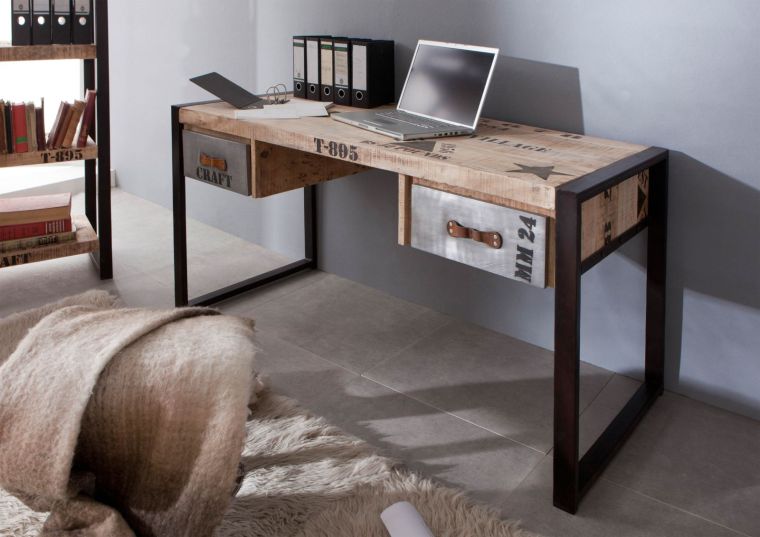 Bureau Mango 150x70x76 Nature imprime usine