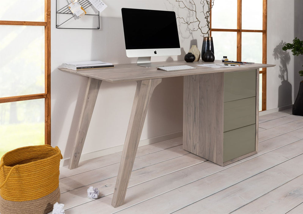 Desk Acacia 160x80x76 Diverses couleurs Tromso