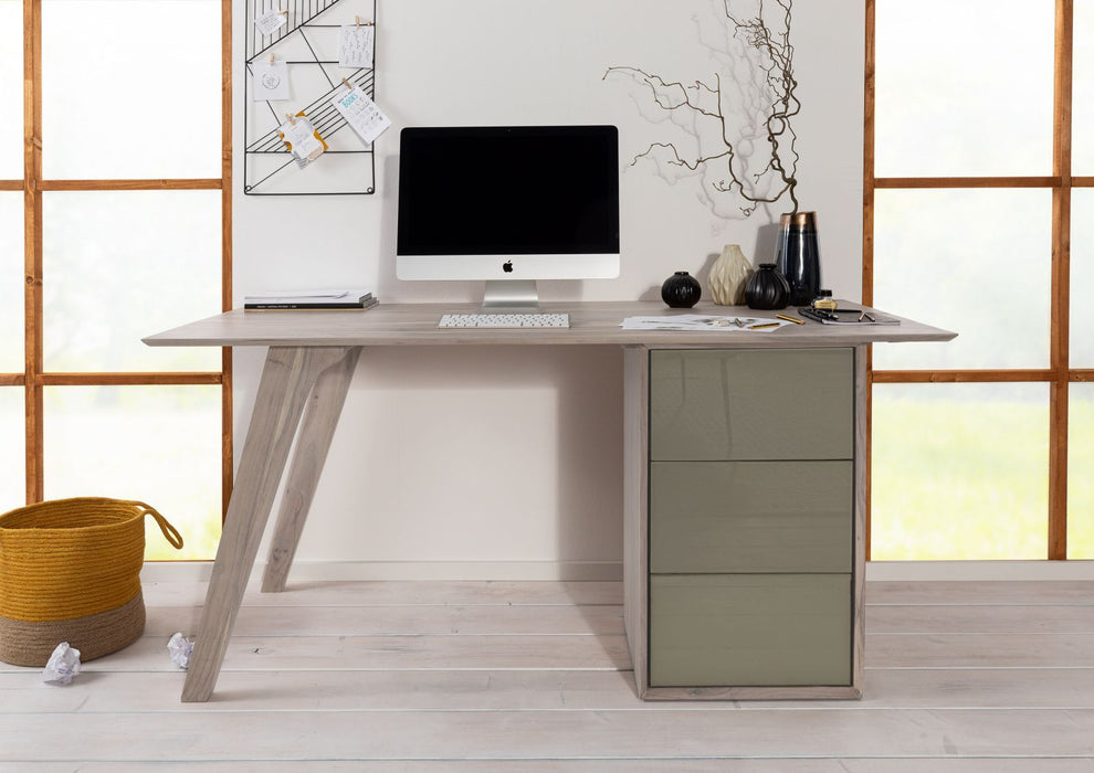 Desk Acacia 160x80x76 Diverses couleurs Tromso