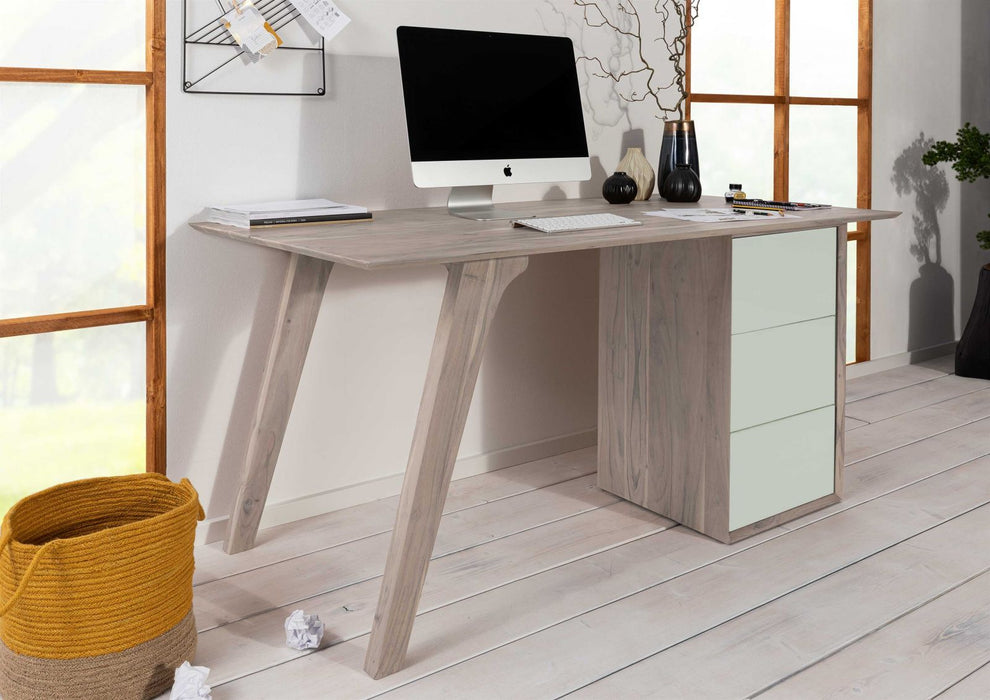 Desk Acacia 160x80x76 Diverses couleurs Tromso