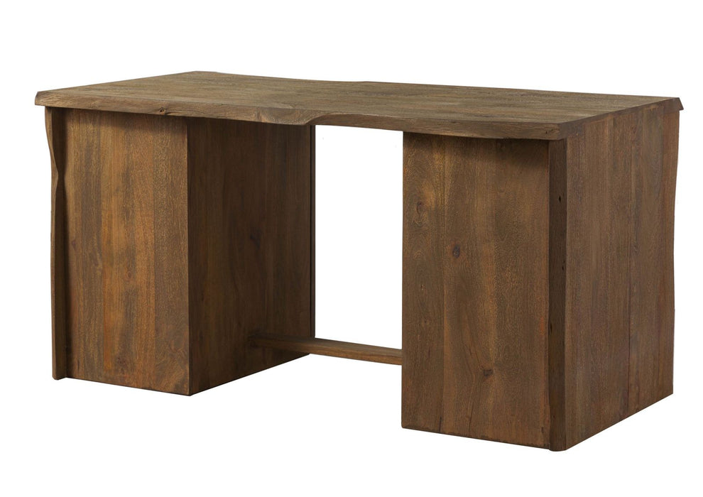 Mango de bureau 150x75x78 Mango pur huilé brun