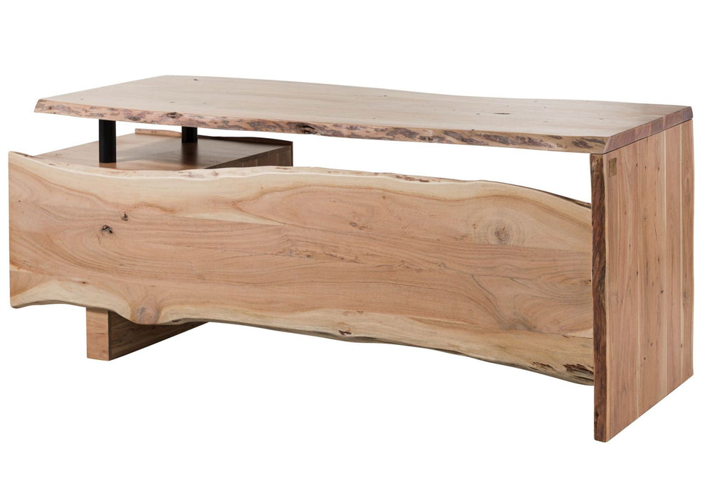 Bureau Acacia 190x70x76 Nature peinte acacia pure