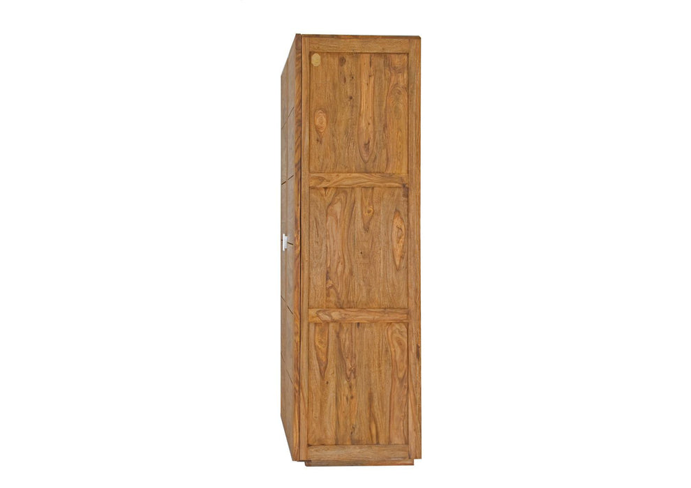 Armoire Sheesham 96x61x200 Nature brune brune brune