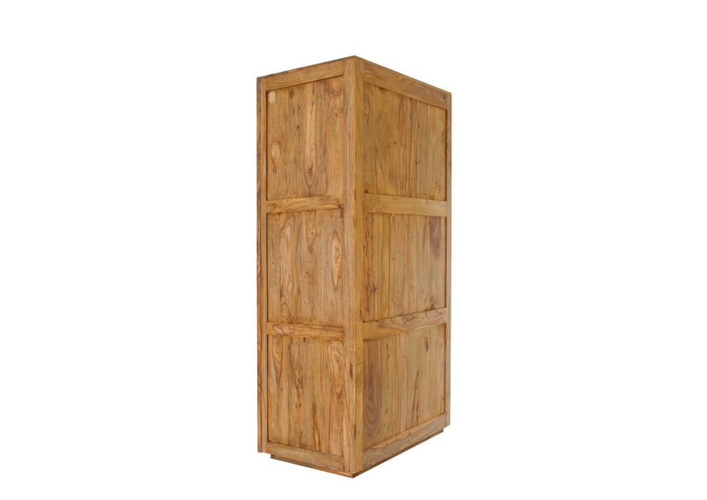 Armoire Sheesham 96x61x200 Nature brune brune brune