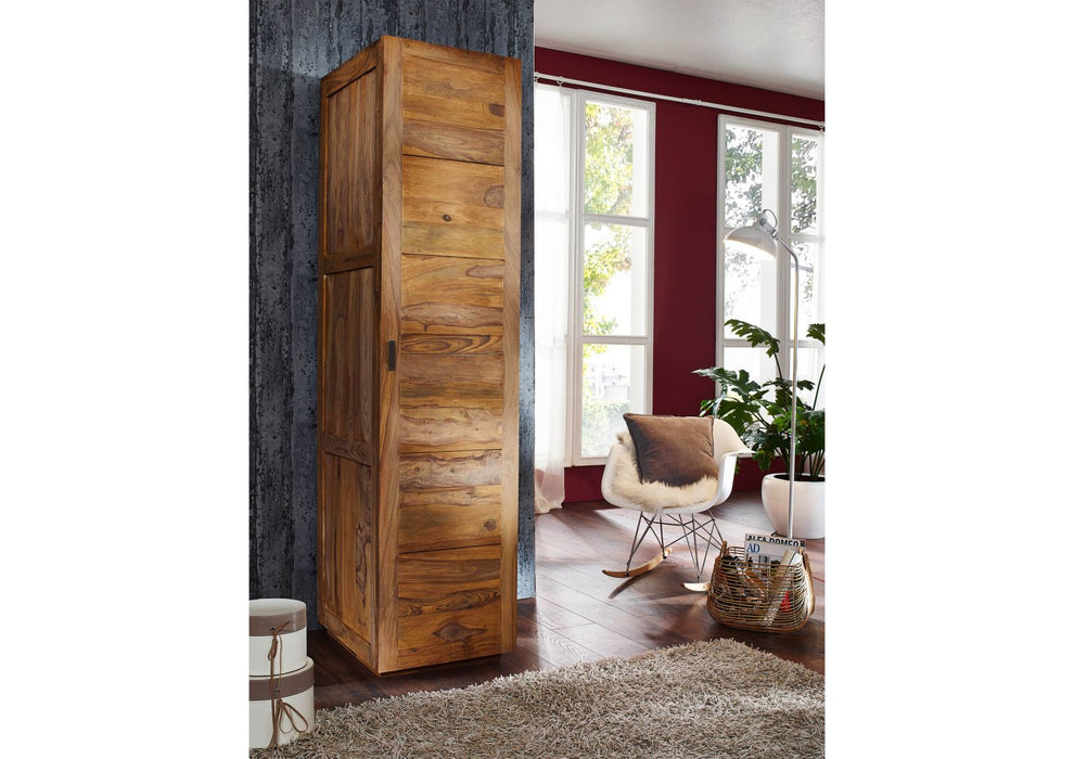 Armoire Sheesham 48x61x200 Nature brune brune brune