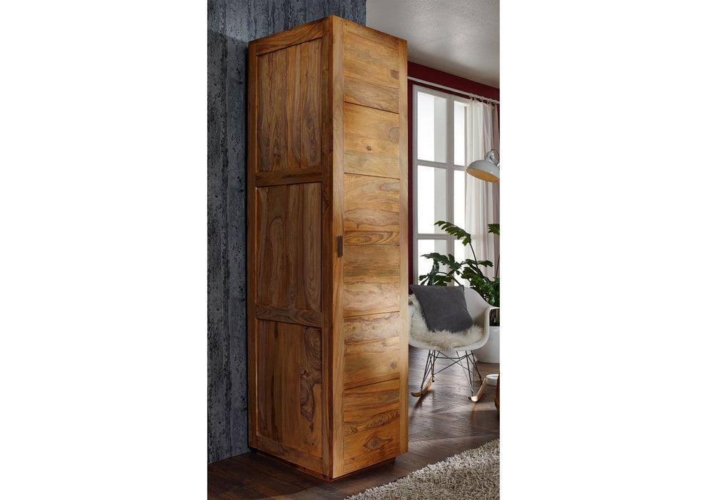 Armoire Sheesham 48x61x200 Nature brune brune brune