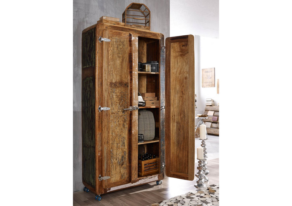 Armoire Old Wood 90x38x175 Multi-Colord Freewy