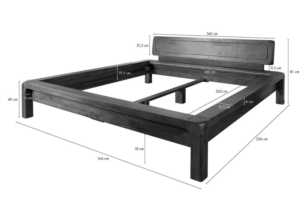 Lit Acacia 140x200x80 Bueno