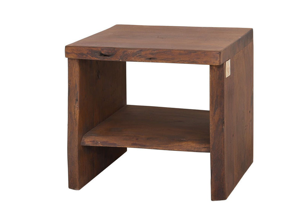 Table de chevet Acacia 45x40x45 Acacia pur