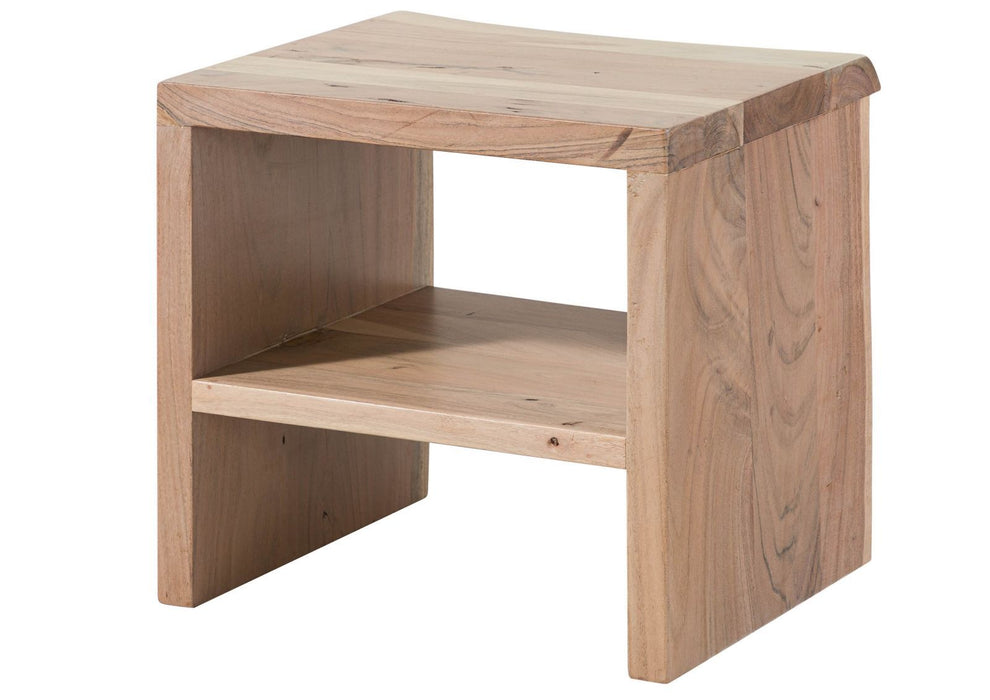 Table de chevet Acacia 45x40x45 Acacia pur