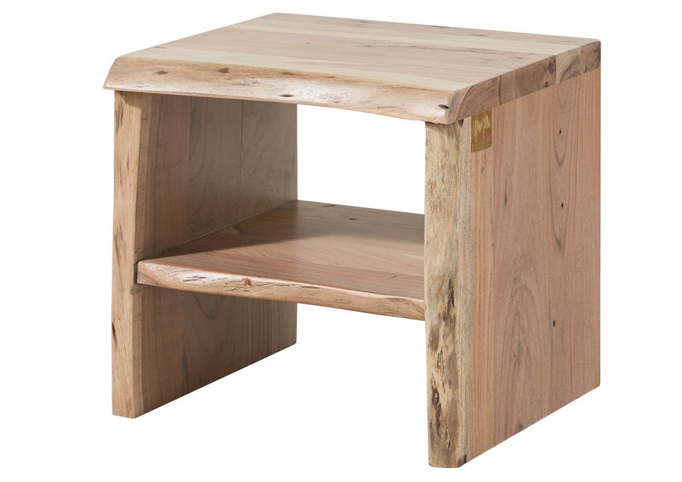 Table de chevet Acacia 45x40x45 Acacia pur