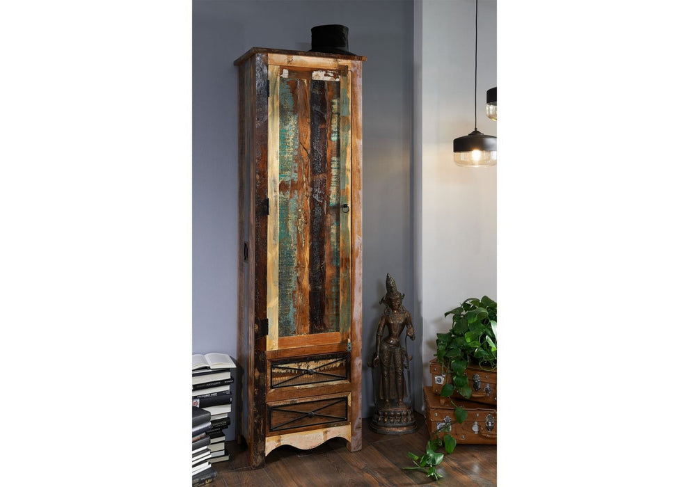 Garderobe Altholz 60x40x200 mehrfarbig lackiert NATURE OF SPIRIT