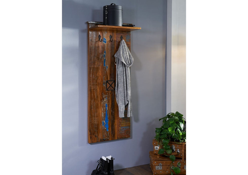 Garderobe Altholz 59x30x145 mehrfarbig lackiert NATURE OF SPIRIT