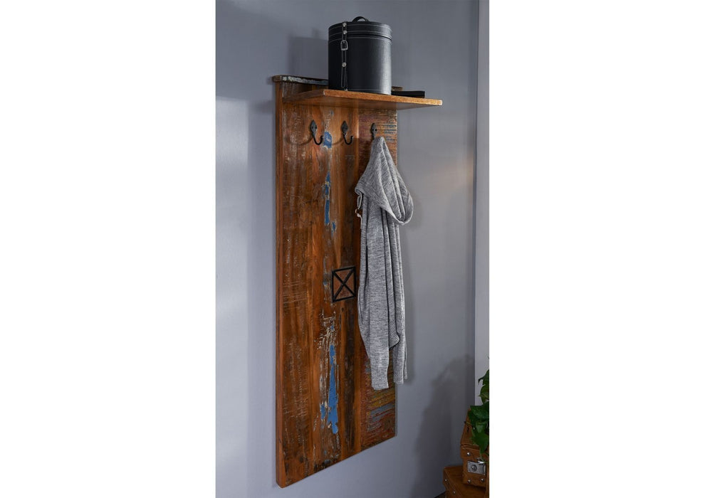 Garderobe Altholz 59x30x145 mehrfarbig lackiert NATURE OF SPIRIT