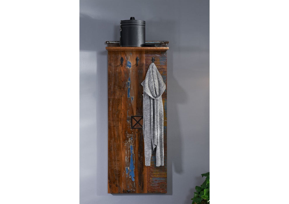 Garderobe Altholz 59x30x145 mehrfarbig lackiert NATURE OF SPIRIT