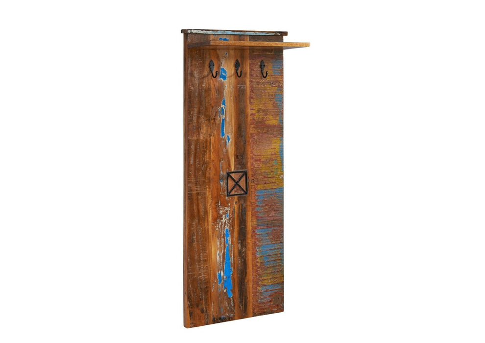 Garderobe Altholz 59x30x145 mehrfarbig lackiert NATURE OF SPIRIT