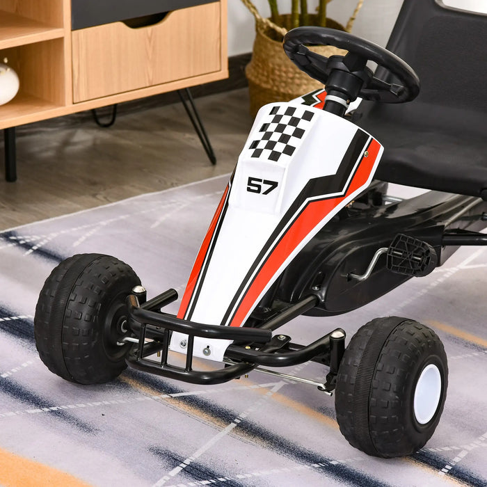 Gokart Trauto avec pédale et freins pendant 3-8 ans, 104x66x57cm