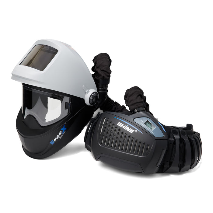 Masque de soudage SHINE SPARX DOUBLE MG + PAPR