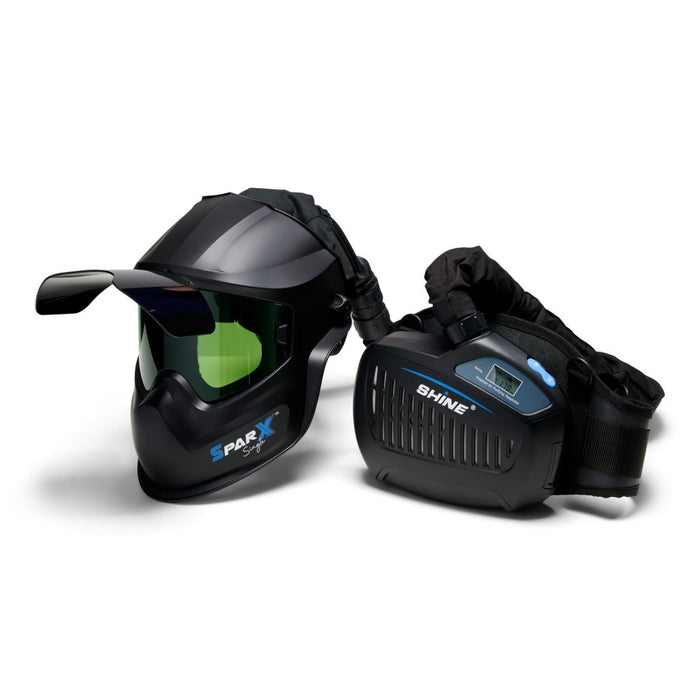 Welding helmet SHINE SPARX SINGLE + PAPR