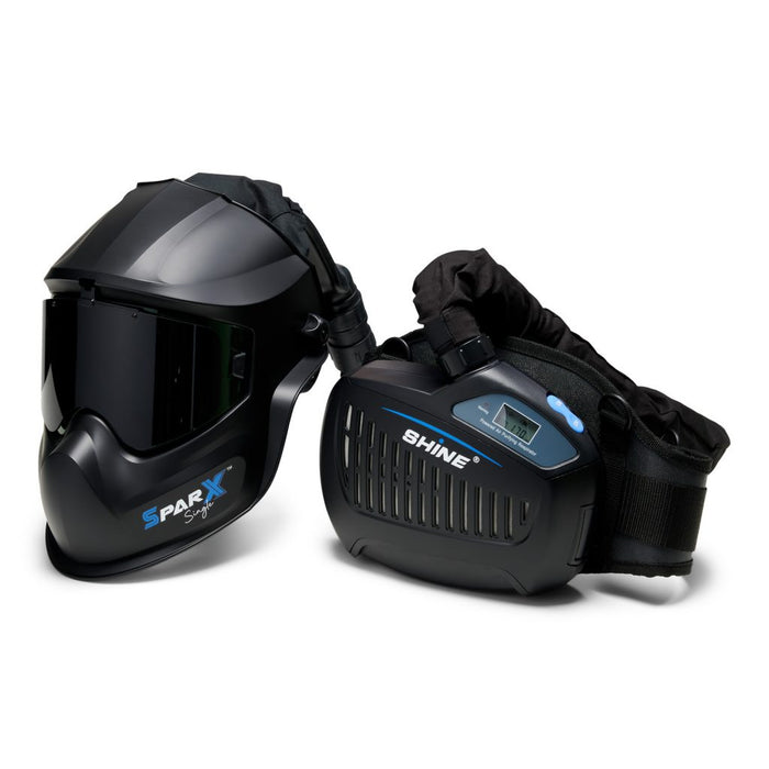 Welding helmet SHINE SPARX SINGLE + PAPR
