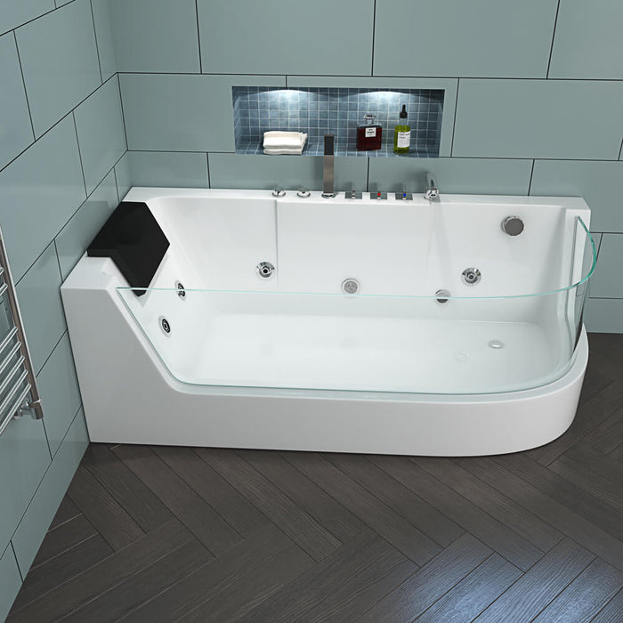 Whirlpool bathtub infinity (right) Coloring therapy - 170x80cm