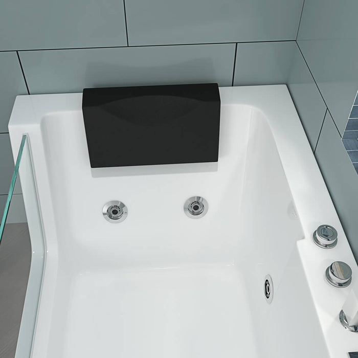 Whirlpool bathtub infinity (right) Coloring therapy - 170x80cm