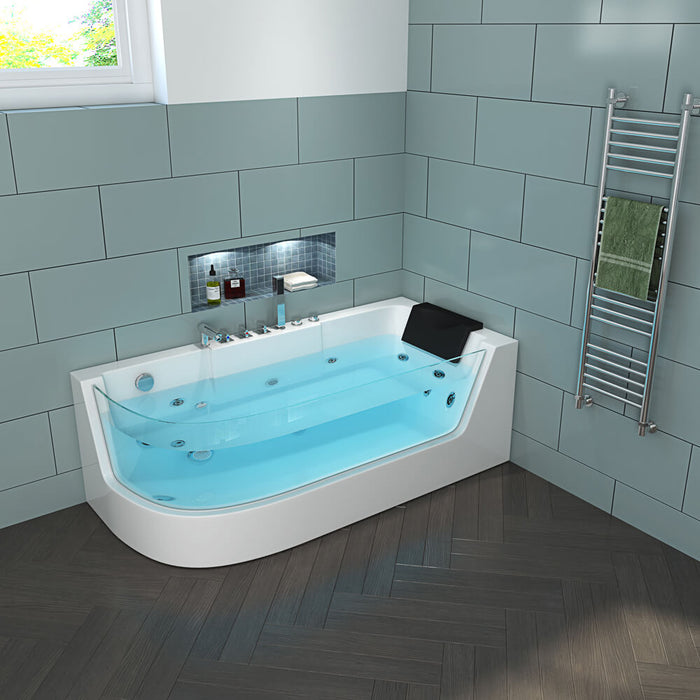 Whirlpool bathtub infinity (left) Coloring therapy - 170x80cm