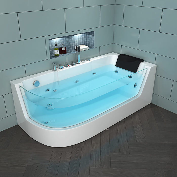 Whirlpool bathtub infinity (left) Coloring therapy - 170x80cm