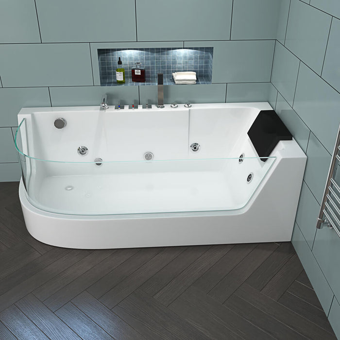 Whirlpool bathtub infinity (left) Coloring therapy - 170x80cm