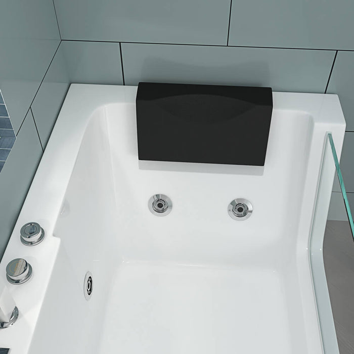 Whirlpool bathtub infinity (left) Coloring therapy - 170x80cm