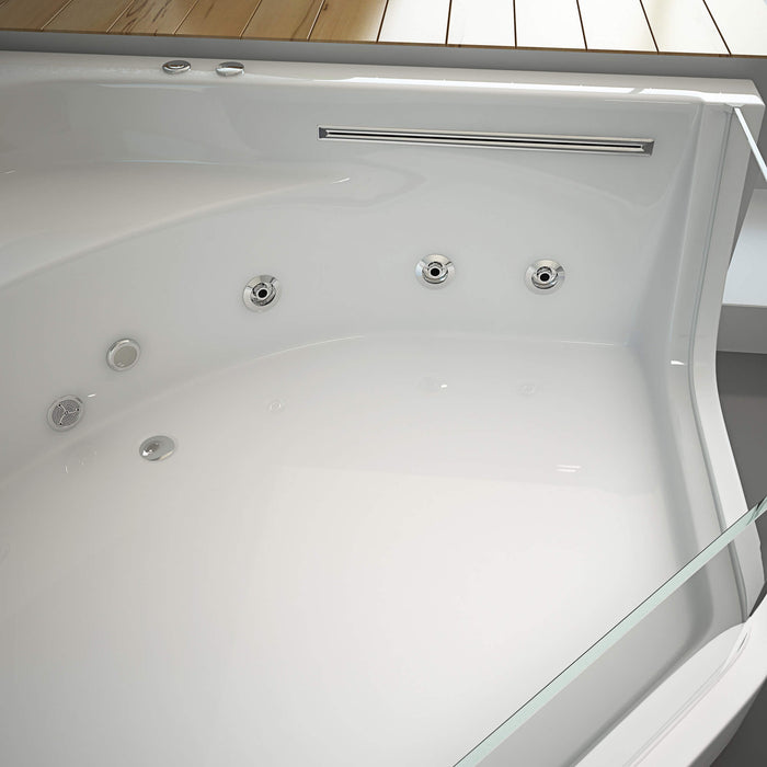 Whirlpool Badewanne INFINITY XL Farblichttherapie  - 150x150x55cm