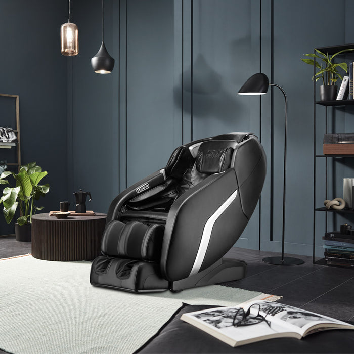 Chaire de massage Zero Gravity II, 12 programmes de massage, position de mensonge - noir