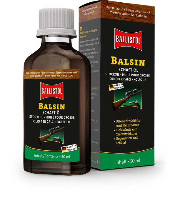 Balistol Balsin Scot Care Oil, marrone scuro - 50 ml