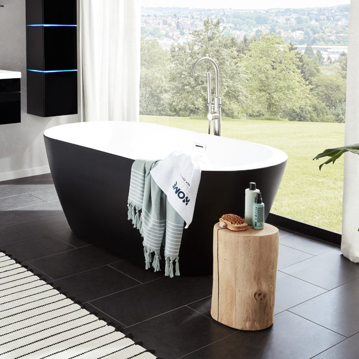 Baignoire gratuite maman noire sans ajustement - 170x80x58cm