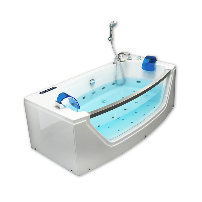 Whirlpool bathtub with LED light therapy Nautica M - 175x85cm