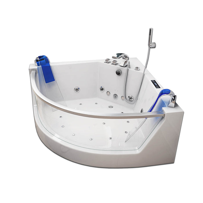 Whirlpool bathtub with LED light therapy Nautica L - 140x140cm