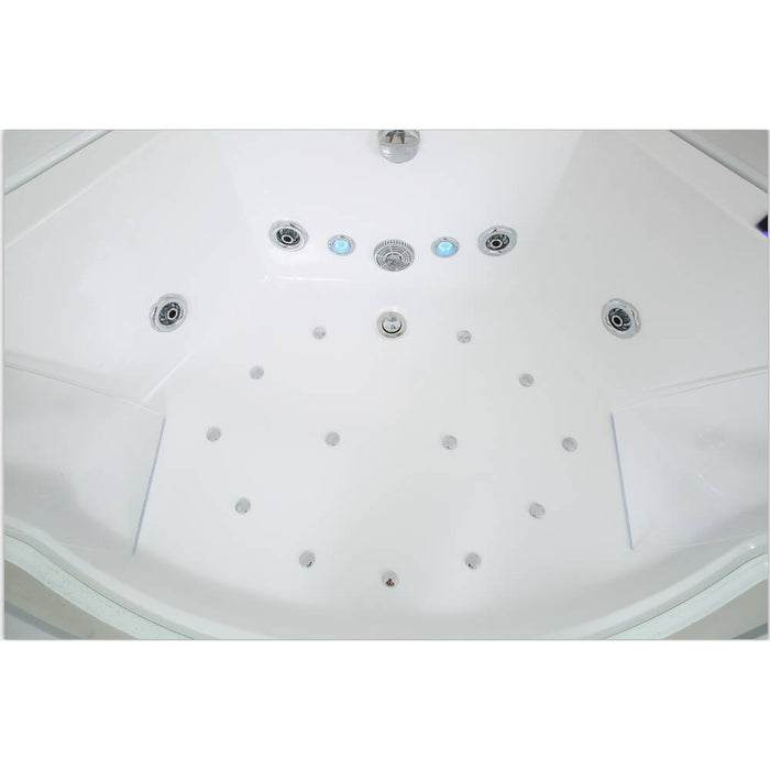 Whirlpool bathtub with LED light therapy Nautica L - 140x140cm