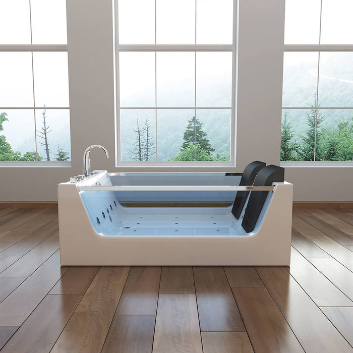 Whirlpool bathtub with LED light therapy Nautica XL - 182x120cm